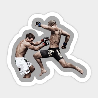 Flying Knee Sticker